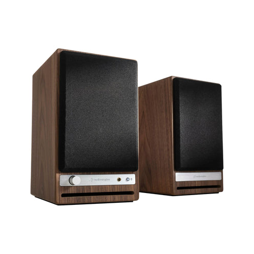 Audioengine HD4 Wireless Powered Speakers, Walnut (Pair)