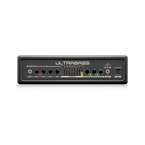 Behringer BXD3000H Ultrabass 300W 2-Channel 7-Band FBQ Equalizer Bass Amplifier Head
