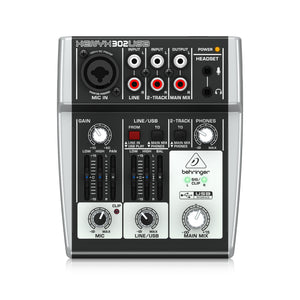 Behringer XENYX 302USB 3-Channel Mixer w/ USB, EU