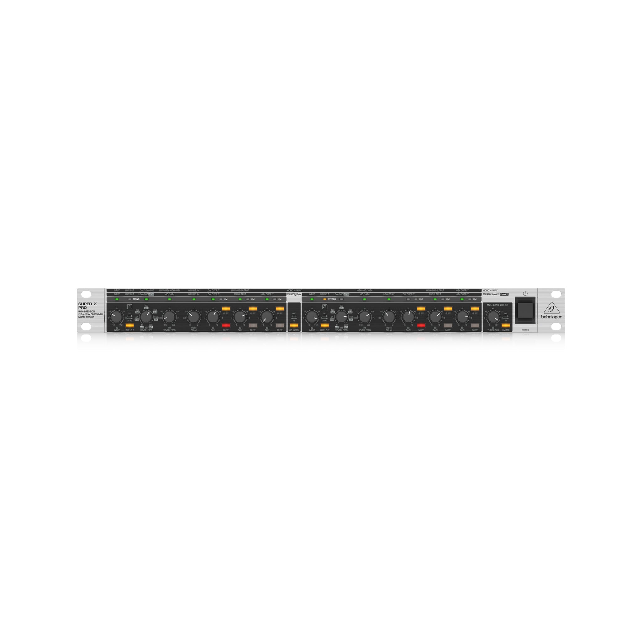 Behringer Super-X Pro CX3400 V2 Multi-channel Crossover with Limiters