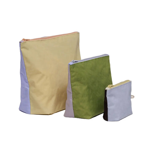 Baggu Go Pouch Set, Pastels Colorblock