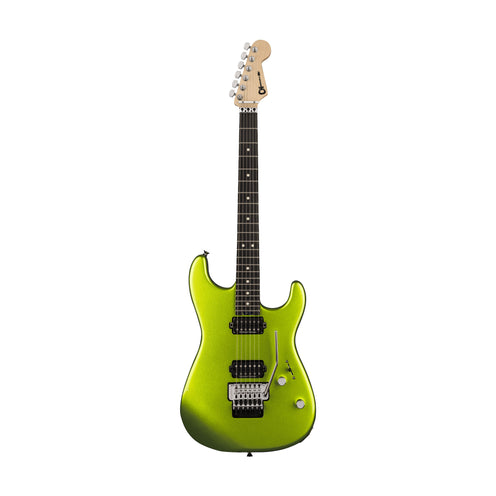 Charvel Pro-Mod San Dimas Style 1 HH FR EBY Electric Guitar, Lime Green Metallic (B-Stock)