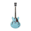 D'Angelico Premier DC Semi-Hollowbody Electric Guitar w/Stopbar Tailpiece, Sky Blue