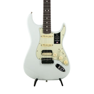 Fender FSR American Ultra HSS Stratocaster Electric Guitar, RW FB, Sonic Blue