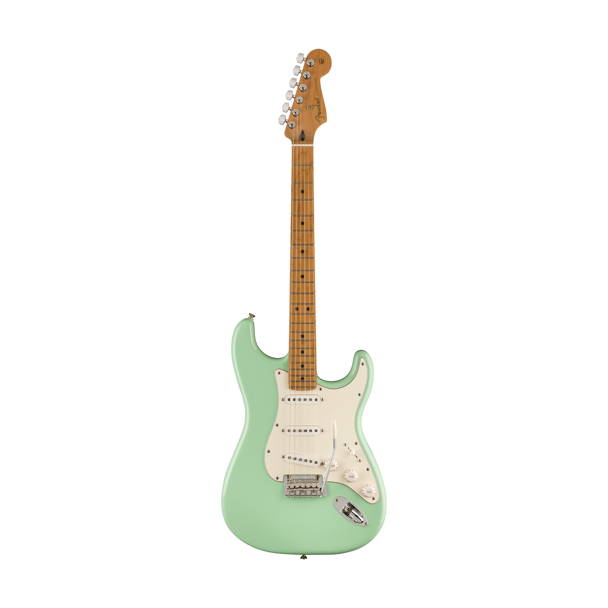 Fender FSR Player Stratocaster Fat 50s Electric Guitar, Roasted Maple FB, Surf Green