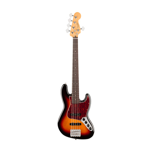 Fender Player II Modified Active Jazz Bass V Guitar, RW FB, 3 Tone Sunburst