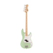 Squier FSR Sonic Precision Bass Guitar w/White Pickguard, Maple FB, Surf Green