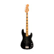 Squier Classic Vibe 70s Precision Bass Guitar, Maple FB, Black