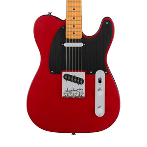 Squier 40th Anniversary Telecaster Vintage Edition Electric Guitar, Maple FB, Satin Dakota Red