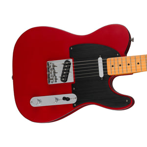 Squier 40th Anniversary Telecaster Vintage Edition Electric Guitar, Maple FB, Satin Dakota Red