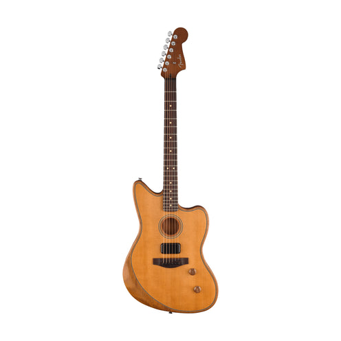 Fender Standard Acoustasonic Jazzmaster Guitar, RW FB, Aged Natural