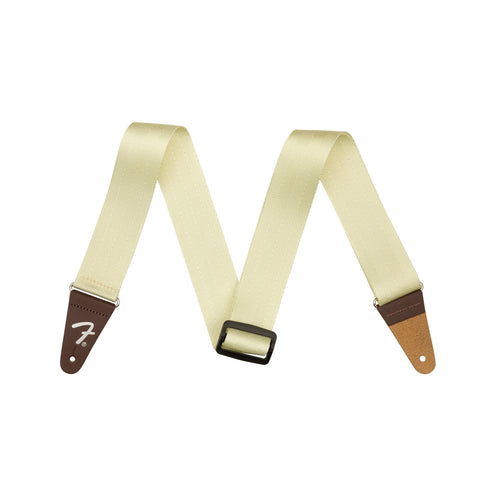 Fender Am Pro Seat Belt Guitar Strap, 2-inch, Olympic White