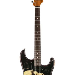 Fender Custom Shop Prestige Paul Waller Masterbuilt Skull Stratocaster, Dark Ruby Red Skull