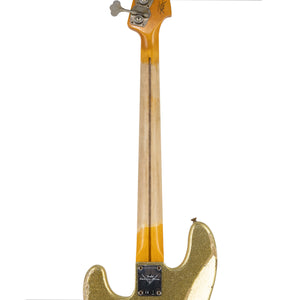 Fender Custom Shop J Signature Precision Bass Heavy Relic Guitar, Maple FB, Champagne Gold