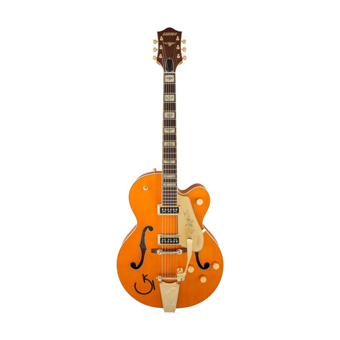 Gretsch G6120T-55 Vintage Select ED 55 Chet Akins HB Guitar w/Bigsby, Vintage Orange Stain Lacquer