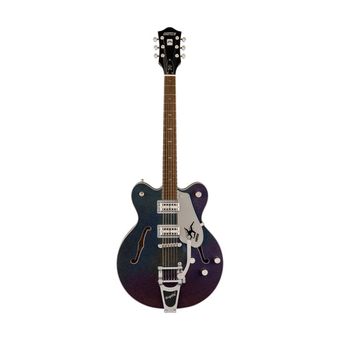 Gretsch Electromatic John Gourley Signature Broadkaster Electric Guitar, Iridescent Black