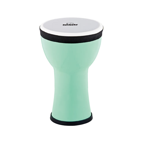 NINO Percussion NINO-EMDJ-SF 6inch Elements Mini Djembe, Plastic Head, Sea Foam