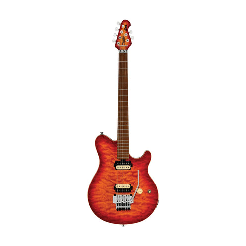 Sterling by Music Man AX50QM Axis Quilted Maple Electric Guitar, Lava Burst