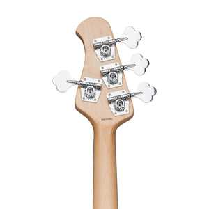 Sterling S.U.B Series RAY4 4-String Electric Bass Guitar, Jatoba FB, Vintage Cream