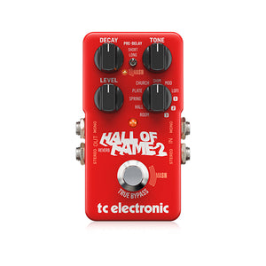 TC Electronic Hall of Fame 2 Reverb Guitar Effects Pedal