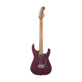 Charvel USA Select DK24 HH 2PT Electric Guitar, Caramelized Maple FB, Oxblood
