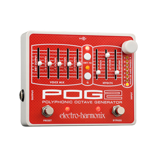 ギター Electro-Harmonix POG2 Polyphonic Octave Electro-Harmonix POG2 Polyphonic Octave Generator Guitar Effects