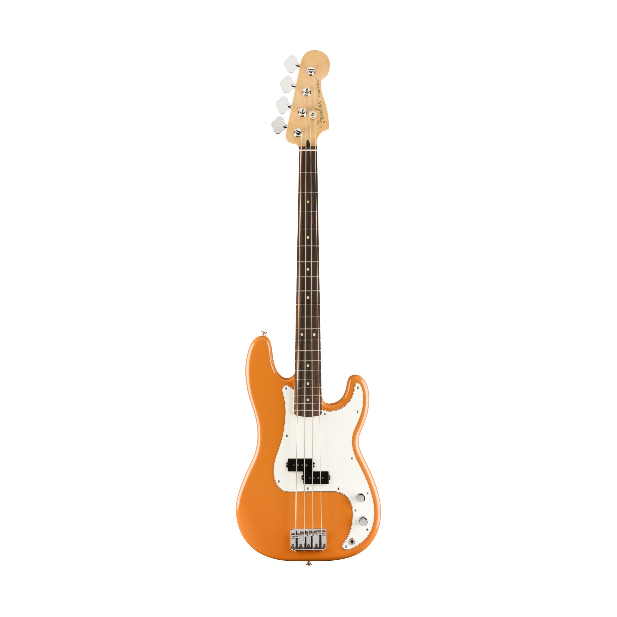 Fender Precision フレットレスBass オレンジ Fender Player Precision Bass Guitar, Pau Ferro FB, Capri Orange