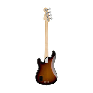Fender American Elite Precision Bass Guitar, Ebony FB, 3-Tone Sunburst