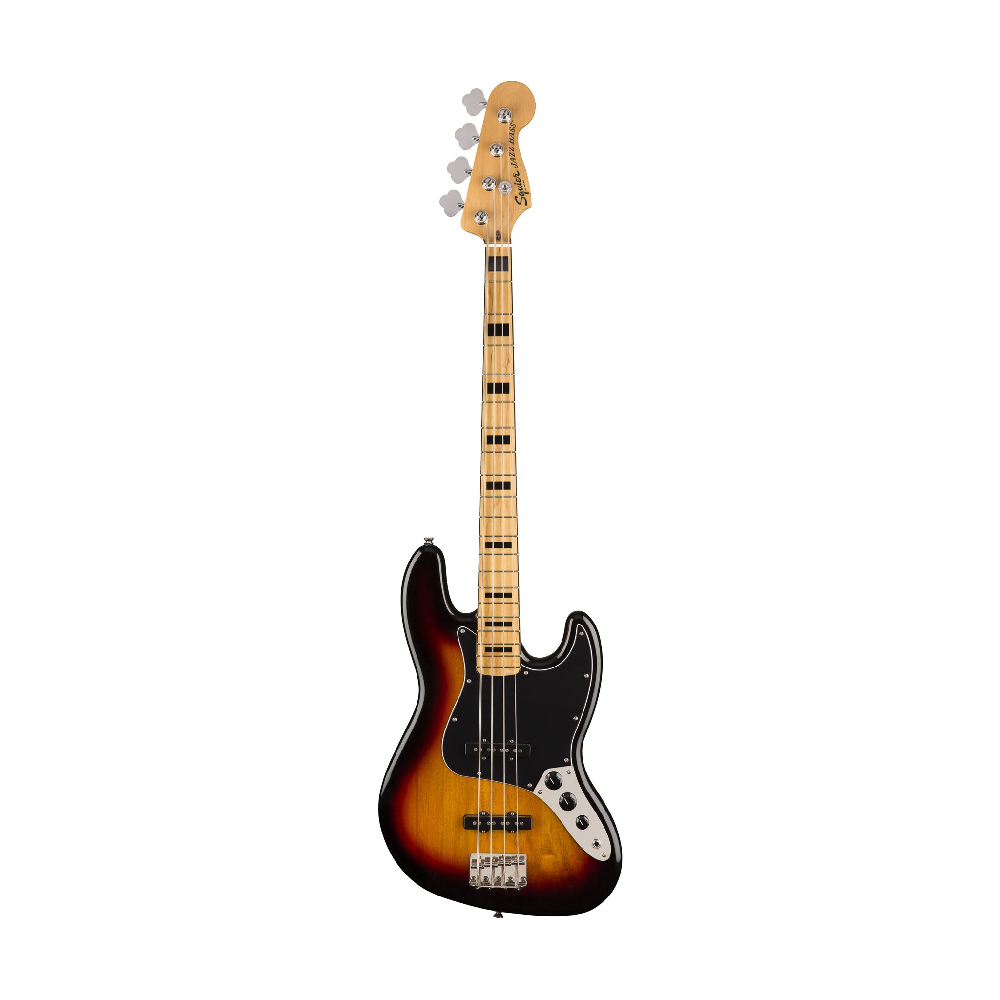 ポン酢太郎 Squier Classic Vibe Jazz Bass Squier Classic Vibe 70s Jazz Bass Guitar, Maple FB, 3-Tone