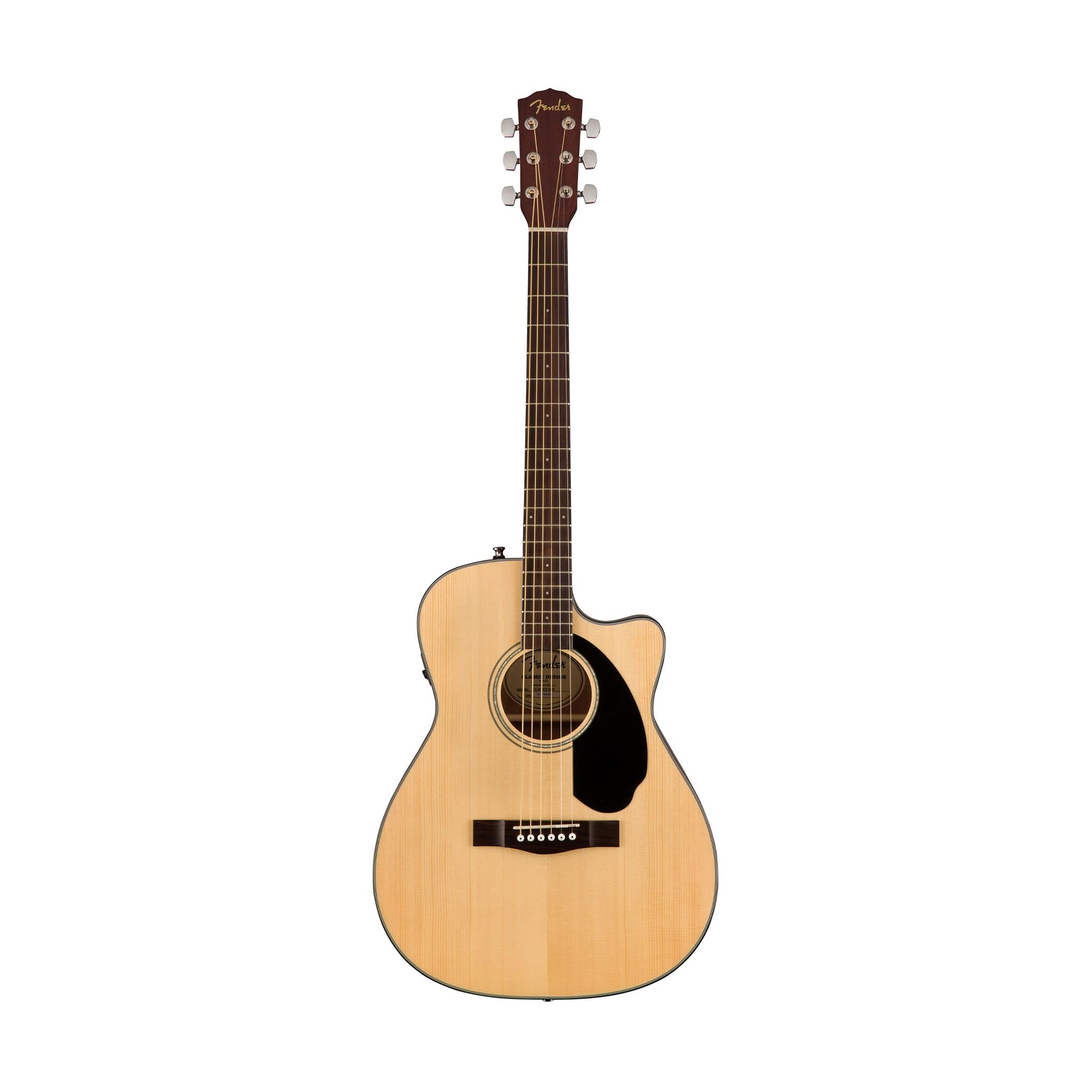 ギター Fender CC-60SCE Fender CC-60SCE Concert Acoustic Guitar, Walnut FB, Natural – Swee