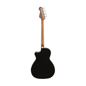 Fender Kingman Acoustic Bass Guitar w/Bag, Jetty Black