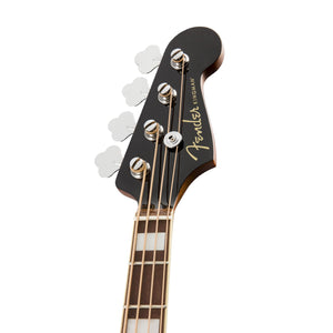 Fender Kingman Acoustic Bass Guitar w/Bag, Jetty Black