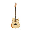 Fender American Acoustasonic Telecaster Guitar w/Bag, Ebony FB, Natural