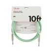 Fender Original Series Instrument Cable, 10ft, Surf Green
