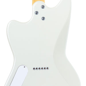 Harmony Standard Series Silhouette Electric Guitar w/Case, RW FB, Pearl White