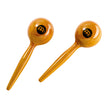 MEINL Percussion MWM2AM Wood Maracas, Round, Amber