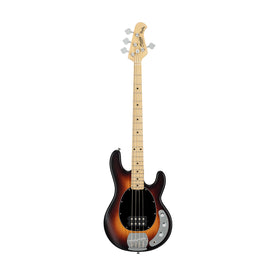 Sterling S.U.B Series RAY4 4-String Electric Bass Guitar, Vintage Sunburst Satin