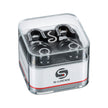 Allparts AP-0681-003 Schaller S-Lock Black Strap Locks, Box of 2
