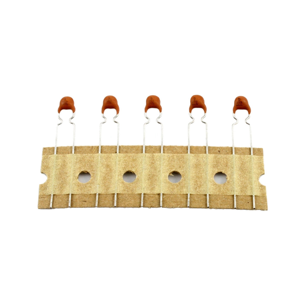 Allparts EP-0057-000 .001 MFD Ceramic Disc Capacitors, Set of 5