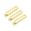 Allparts PC-0406-028 Cream Guitar Pickup Covers for Stratocaster, Set of 3
