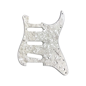 Allparts PG-0552-055 White Pearloid Guitar Pickguard for Stratocaster