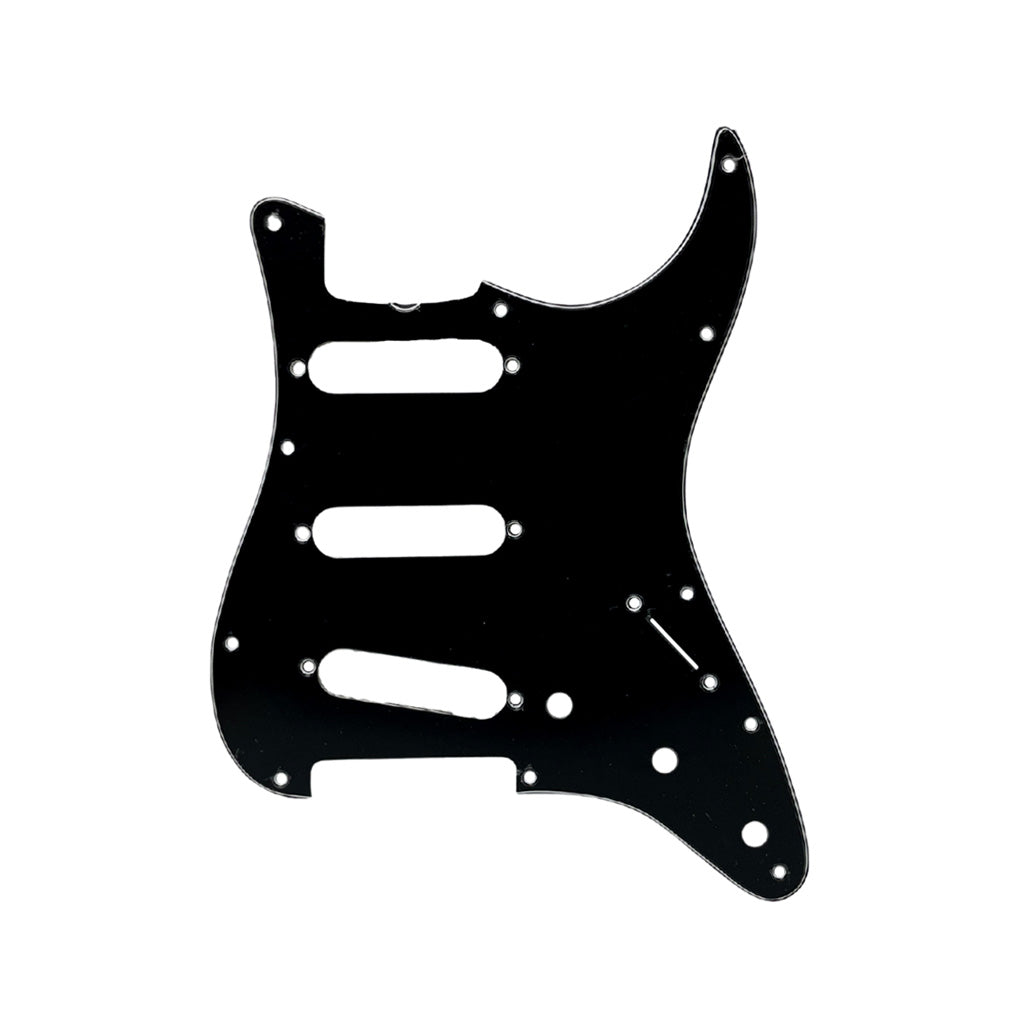 Allparts PG-0554-033 Black 62 Guitar Pickguard for Stratocaster