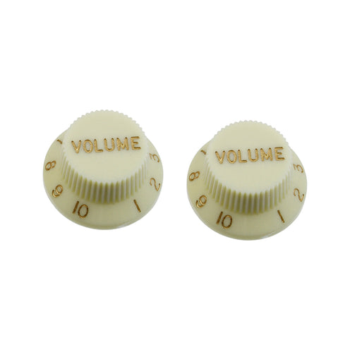 Allparts PK-0154 Plastic Volume Knobs for Stratocaster, Mint Green, Set of 2