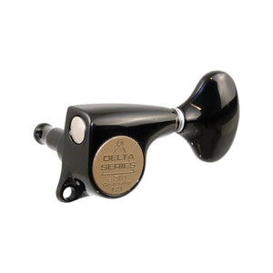 Allparts TK-7262-003 Black Gotoh 510 3X3 Keys, Set of 6