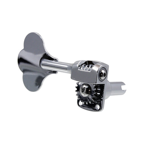 Allparts TK-7566 Single Lightweight Small Post Bass Key w/Treble, Chrome