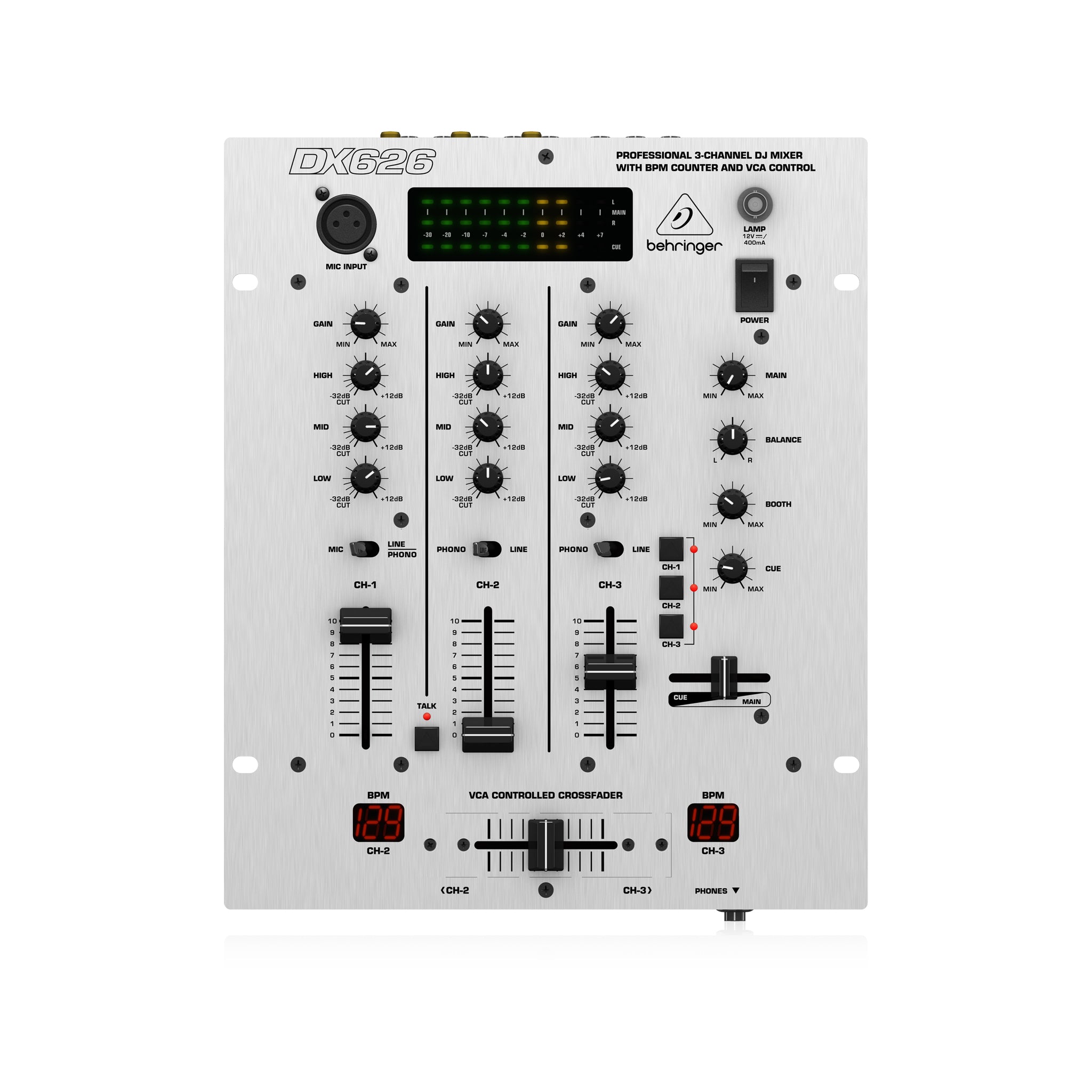 Behringer Pro Mixer DX626 3-channel DJ Mixer