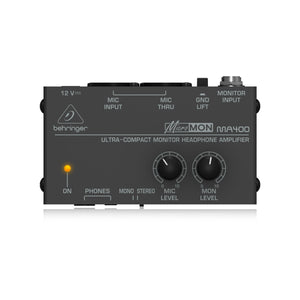 Behringer MA400 Micromon Ultra-Compact Monitor Headphones Amplifier