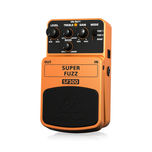 Behringer SF300 Super Fuzz Distortion Guitar Effects Pedal