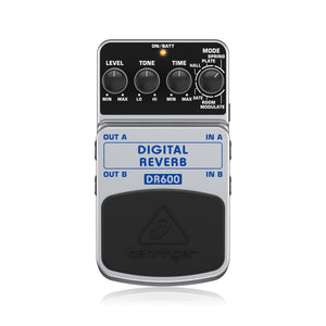 Behringer DR600 Digital Stereo Reverb Guitar Effects Pedal