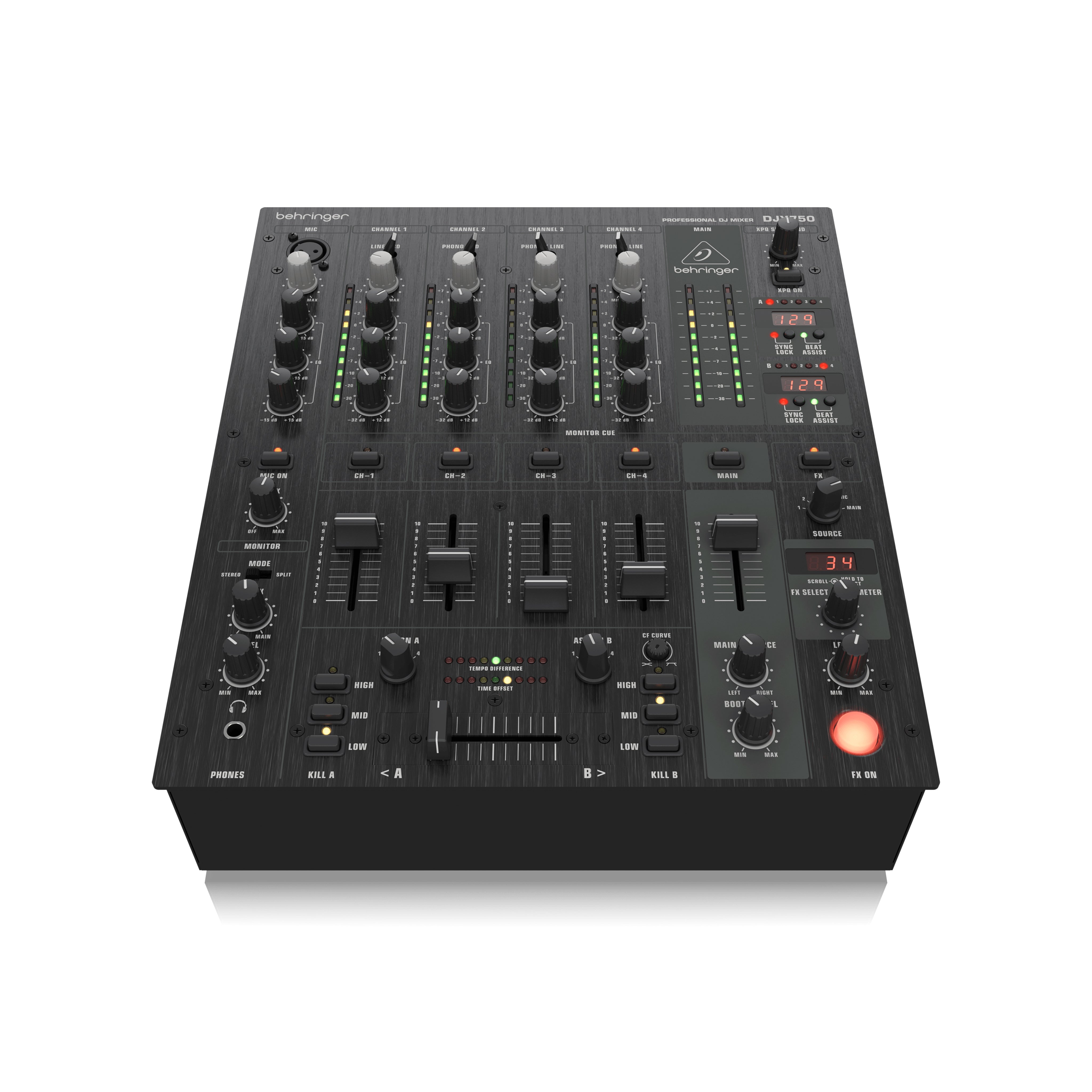 Behringer Pro Mixer DJX750 4-channel DJ Mixer – Swee Lee Philippines